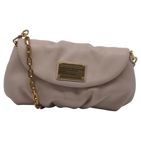 Marc by Marc JacobsClassic Q Karlie Crossbody Bag in Beige Cow Leather